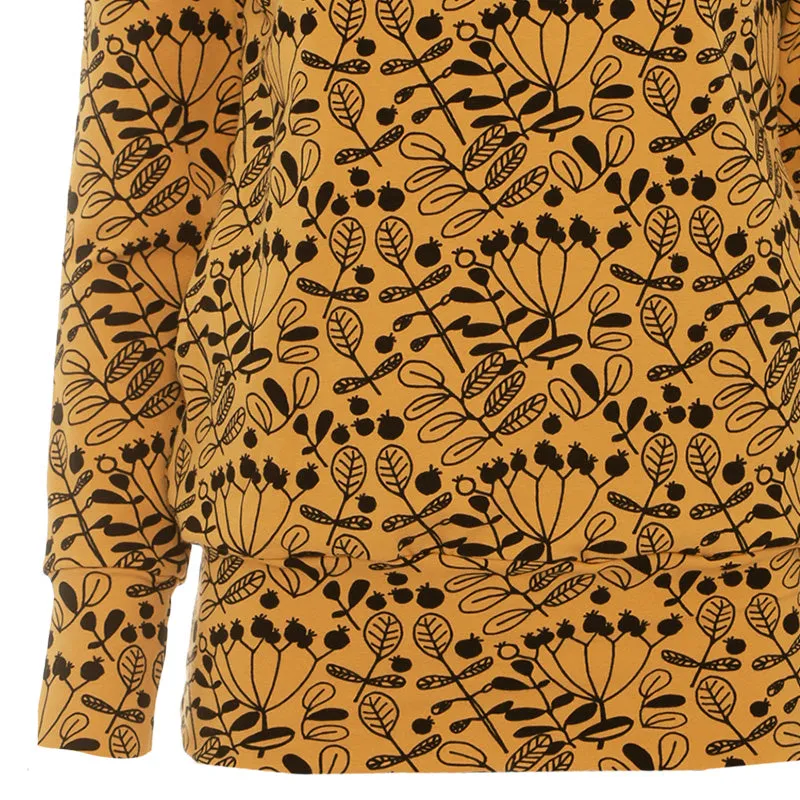 PaaPii Ladies Flora Halla Hoodie - Ochre