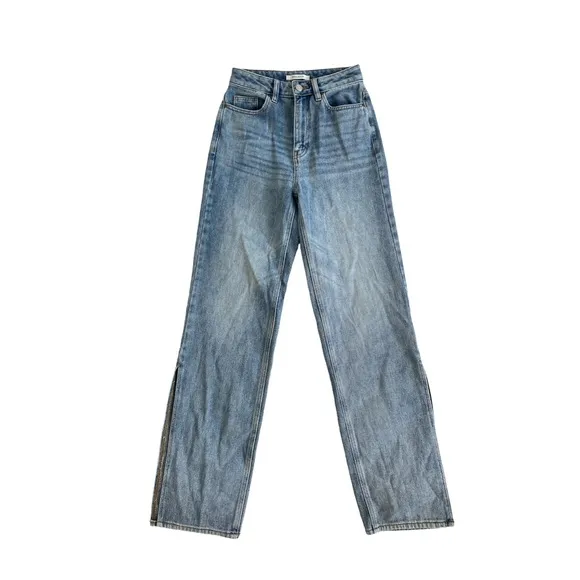 PacSun Side Slit Light '90s Boyfriend Jeans