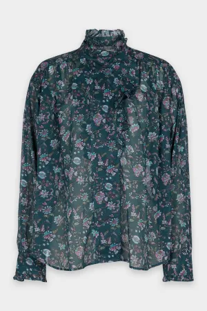 Pamias Top in Dark Green
