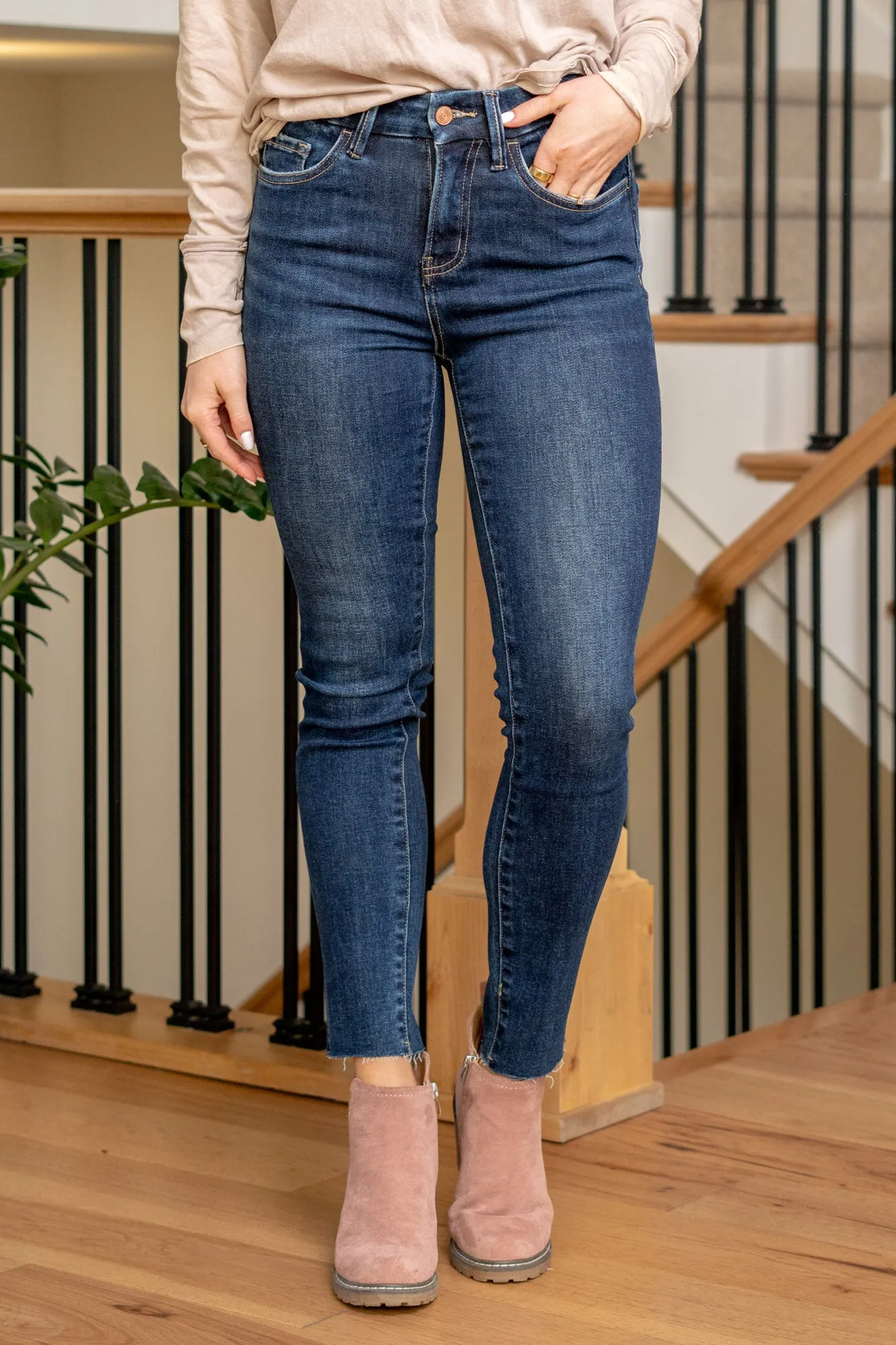 Parallel Lines High Rise Skinny Regular & Plus Sizes