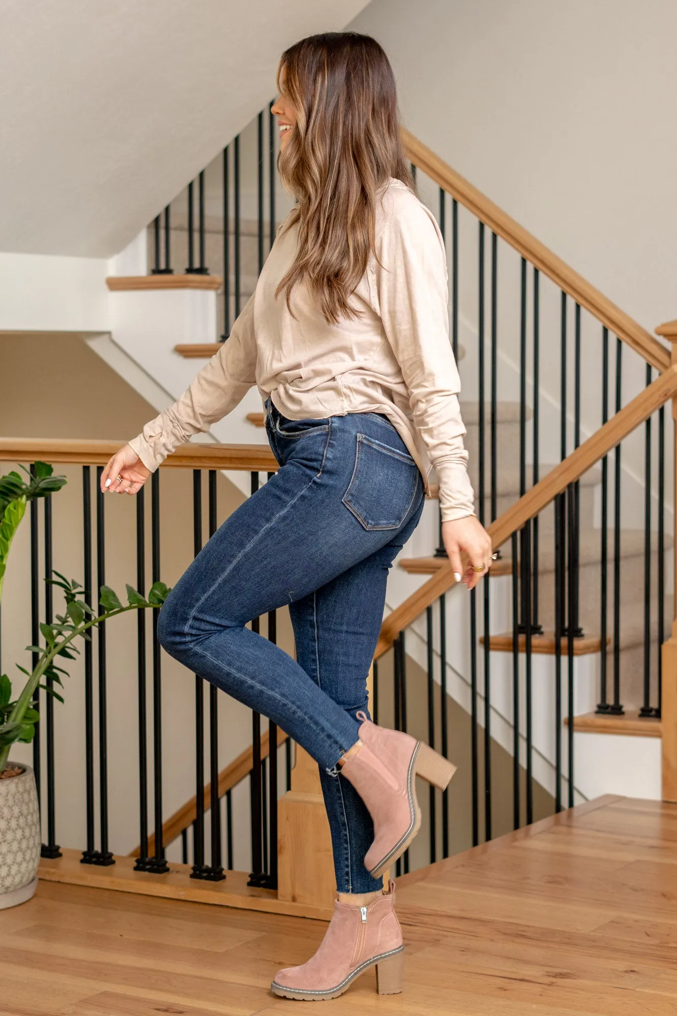 Parallel Lines High Rise Skinny Regular & Plus Sizes