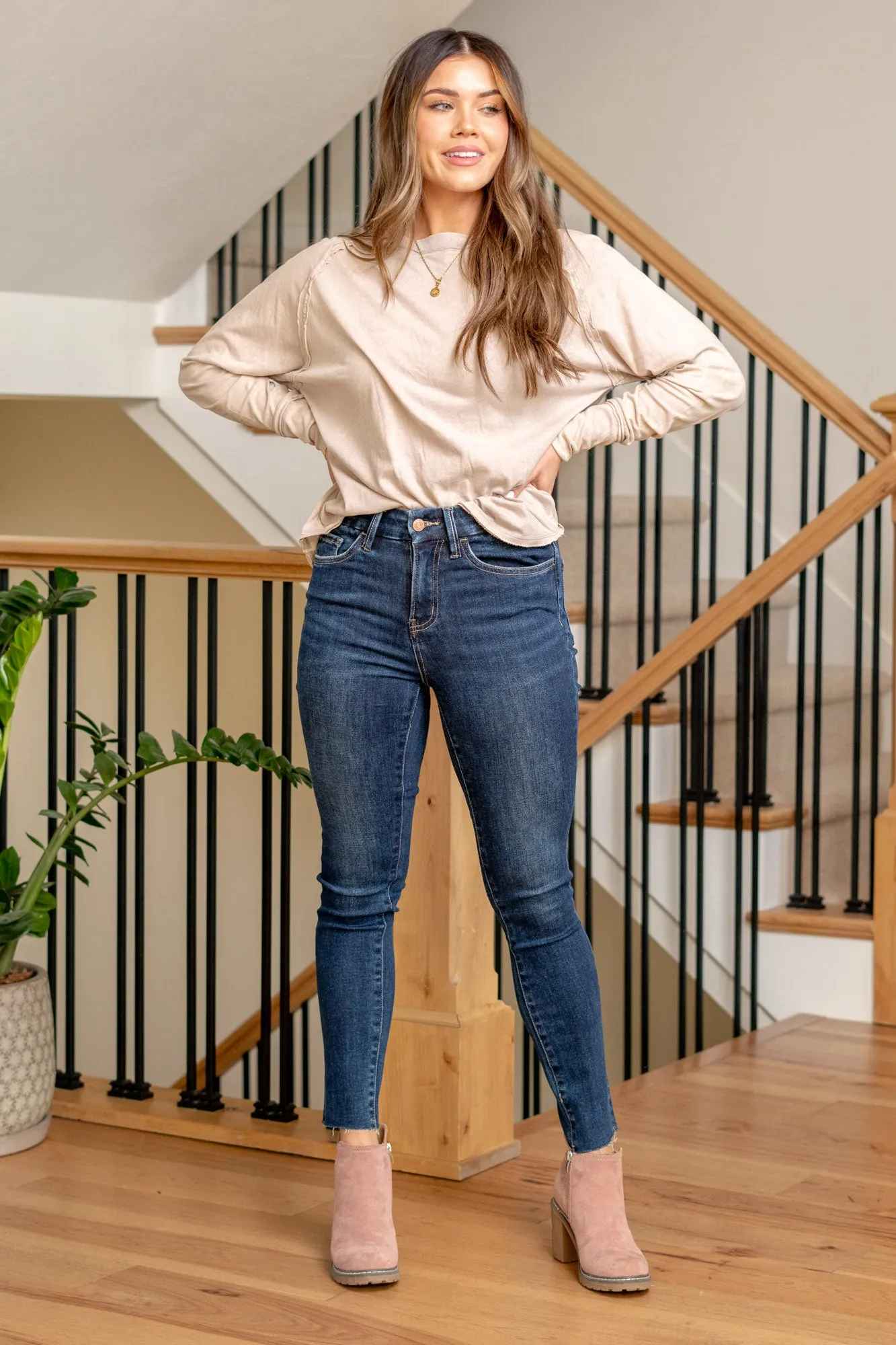 Parallel Lines High Rise Skinny Regular & Plus Sizes