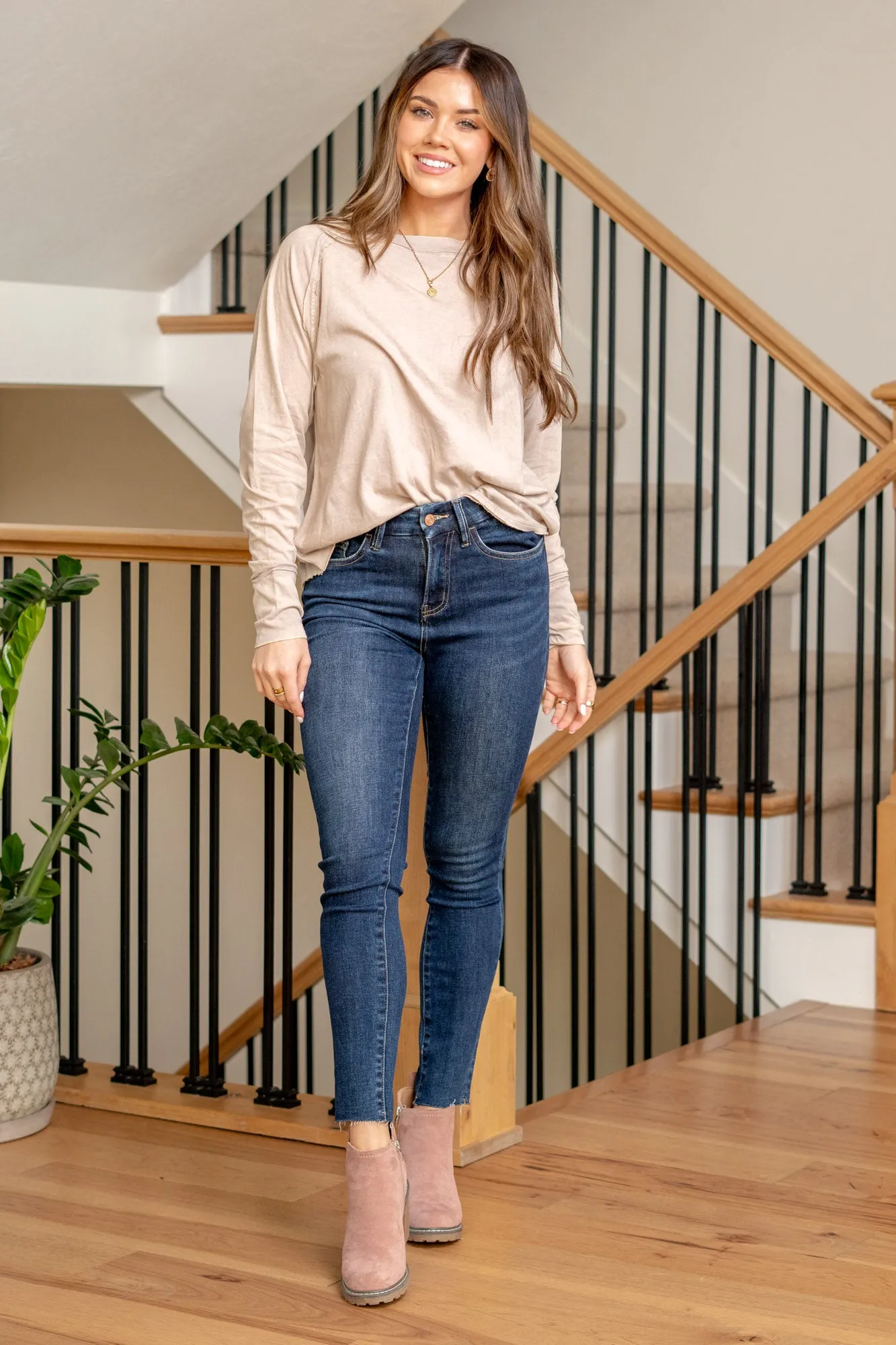 Parallel Lines High Rise Skinny Regular & Plus Sizes