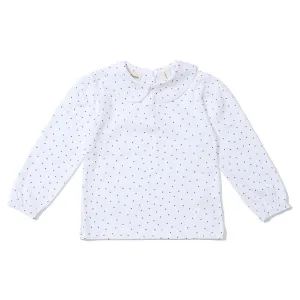 Peter Pan Collar - Grey Dot