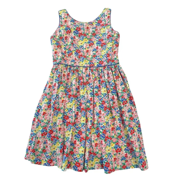 Polo By Ralph Lauren Girls Floral Dress Size 12