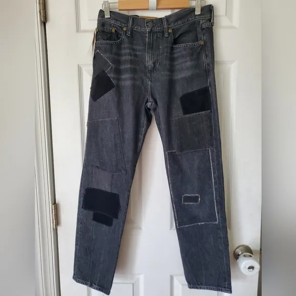 Polo Ralph Lauren Women`s The Avery Boyfriend Jeans Patchwork NWT Size 25