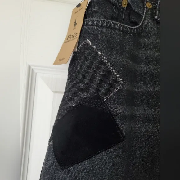 Polo Ralph Lauren Women`s The Avery Boyfriend Jeans Patchwork NWT Size 25