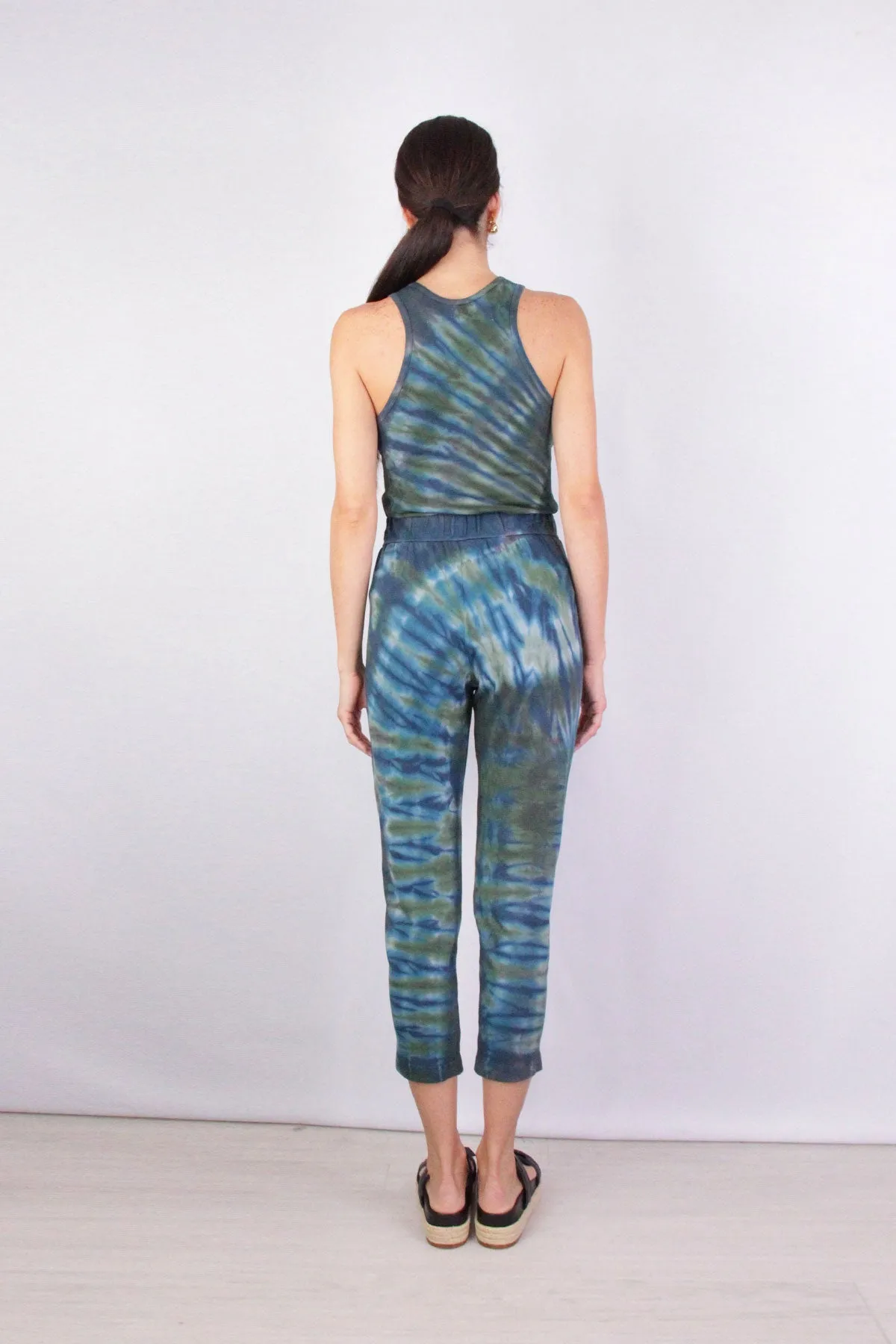 Racerback Tank in Moss Aqua