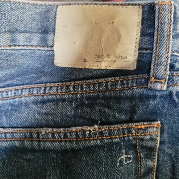 Rag &amp; Bone &quot;Harlow&quot; Straight Leg Jeans