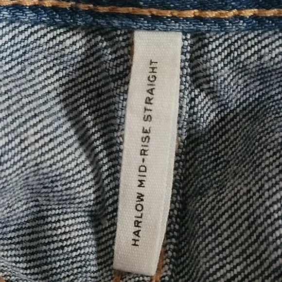 Rag &amp; Bone &quot;Harlow&quot; Straight Leg Jeans