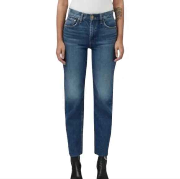 Rag &amp; Bone &quot;Harlow&quot; Straight Leg Jeans