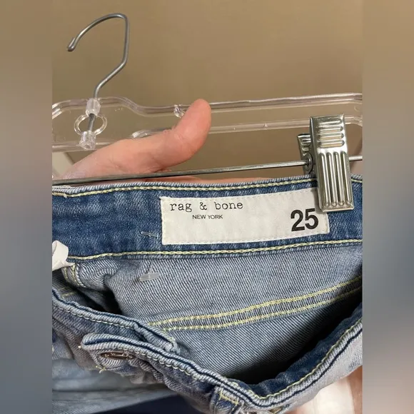 Rag&amp;Bone dre low rise boyfriend jeans size 25