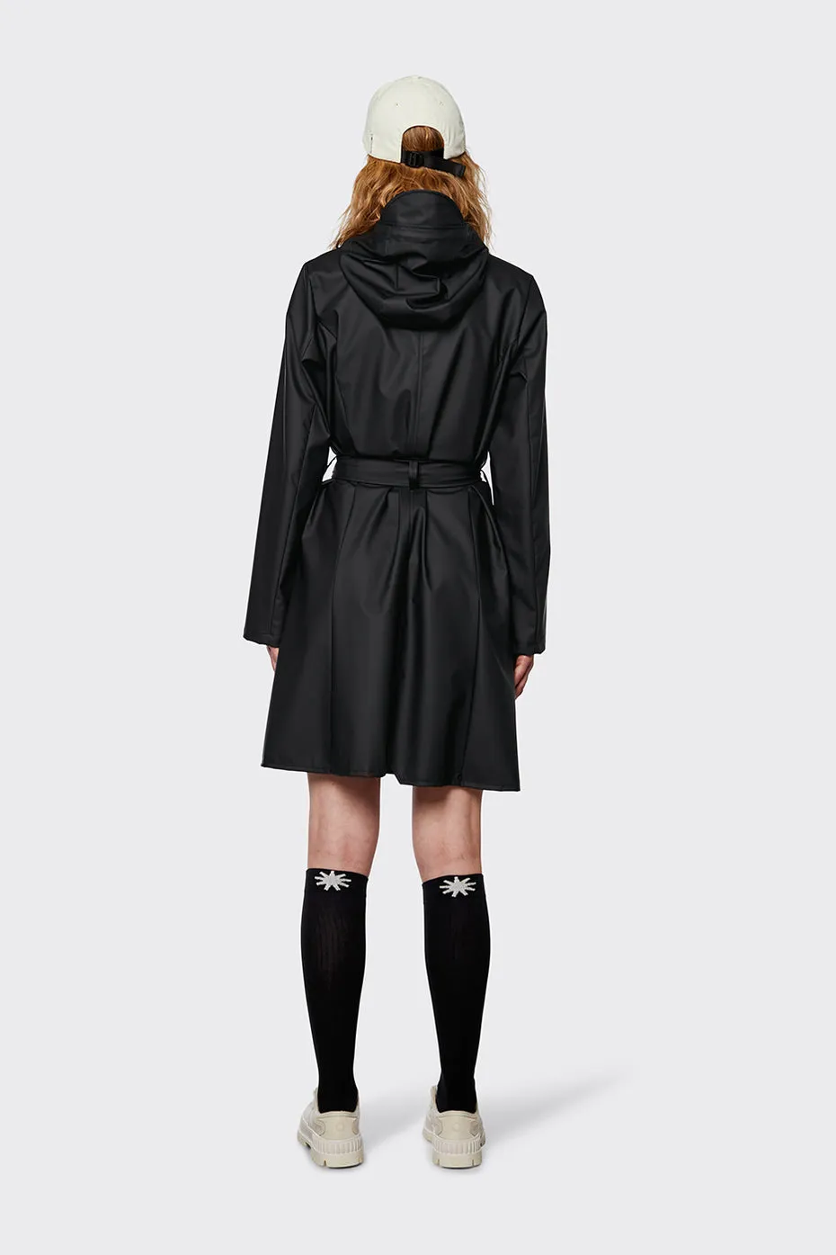 Rains | Curve Long Jacket - Black