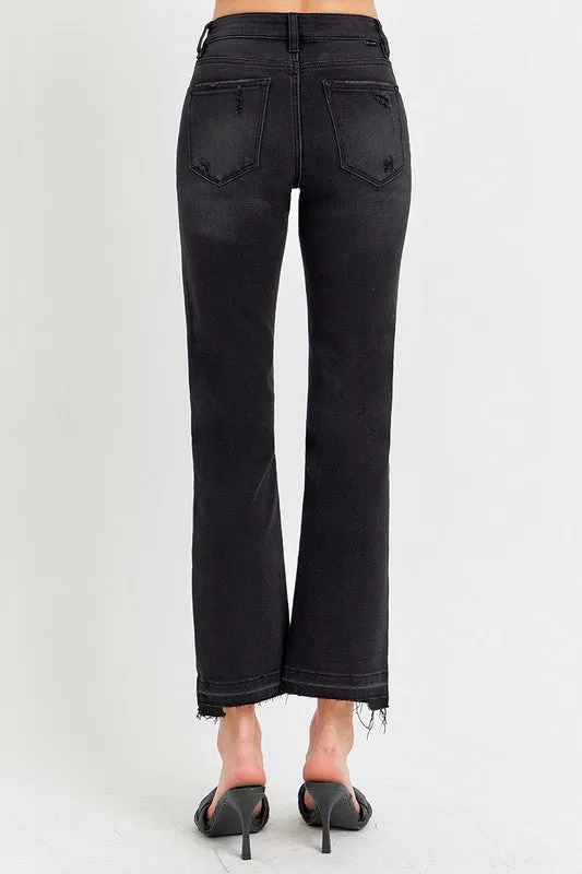 RISEN Darby Mid Rise Black Jeans
