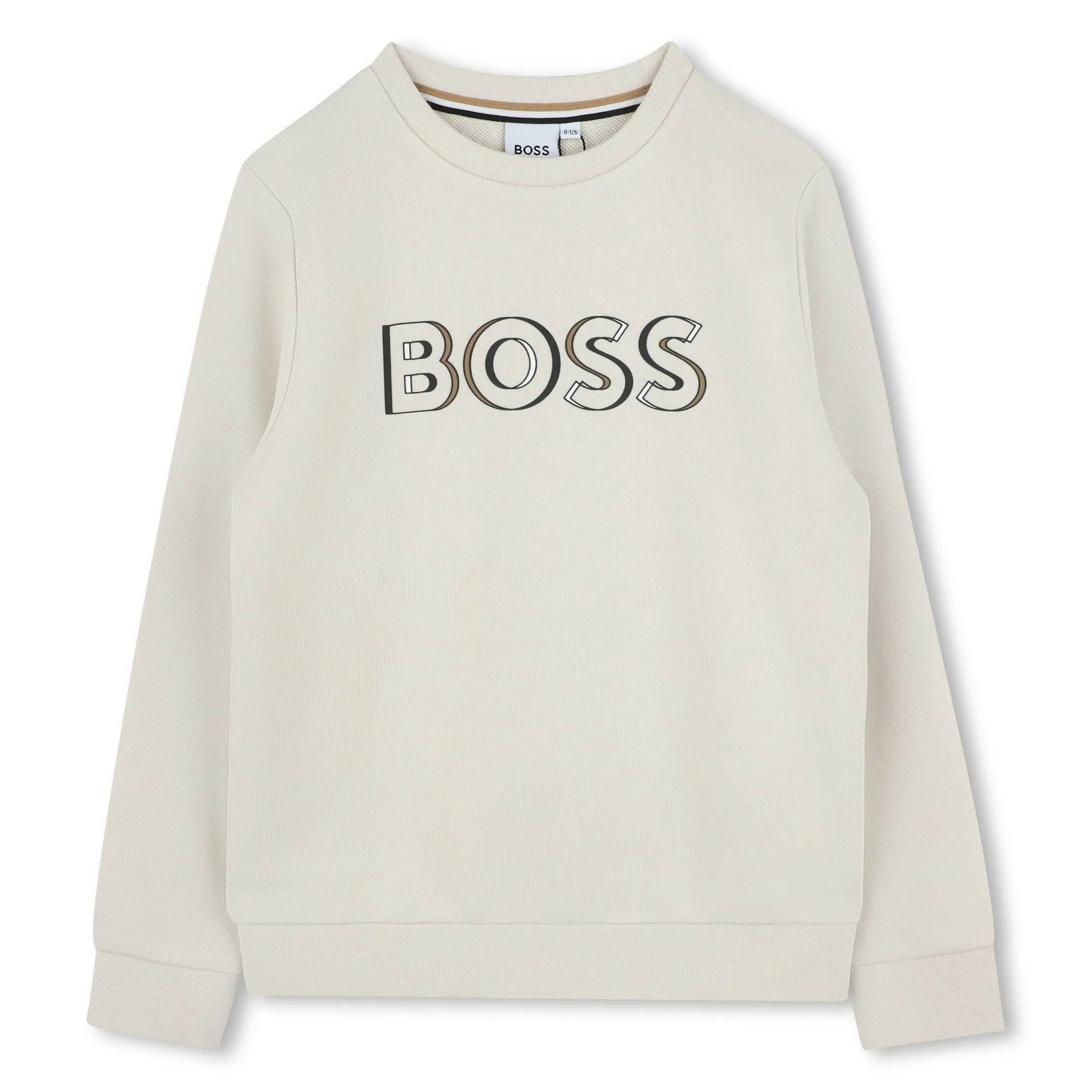 Sand Printed Logo Cotton Sweatshirt