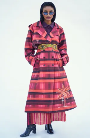 SCARLET NOMADIC TRENCH COAT