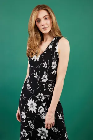 Senza Maxi Floral Sleeveless Long Dress