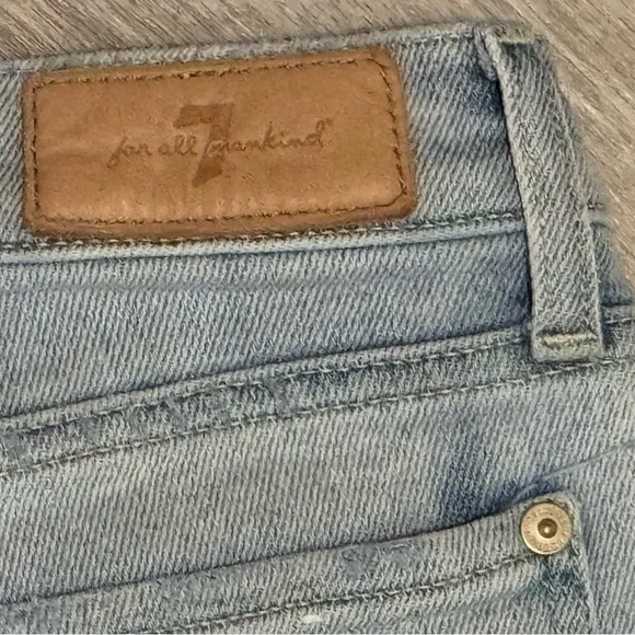 Seven For All Mankind Luxe Vintage Women's Distressed Boyfriend Jeans SZ 26 $268