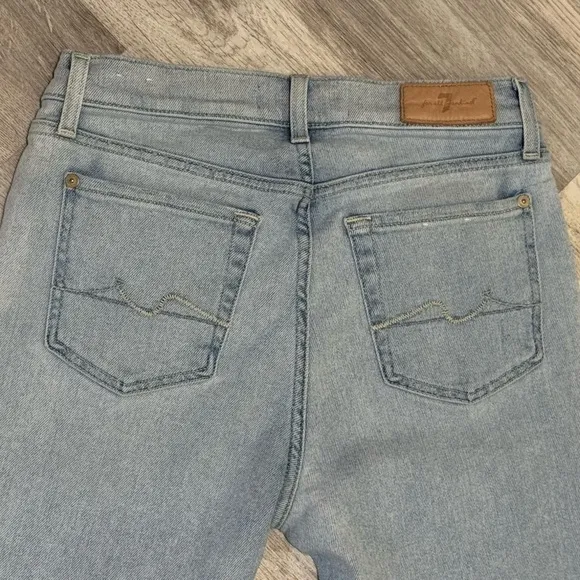 Seven For All Mankind Luxe Vintage Women's Distressed Boyfriend Jeans SZ 26 $268