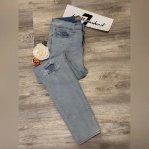 Seven For All Mankind Luxe Vintage Women's Distressed Boyfriend Jeans SZ 26 $268
