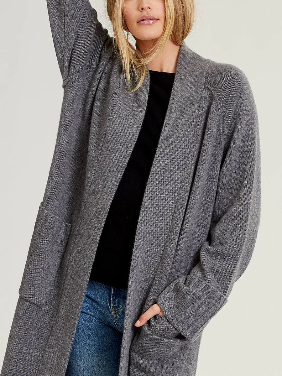 Solid Color Casual Knit Sweater Cardigan