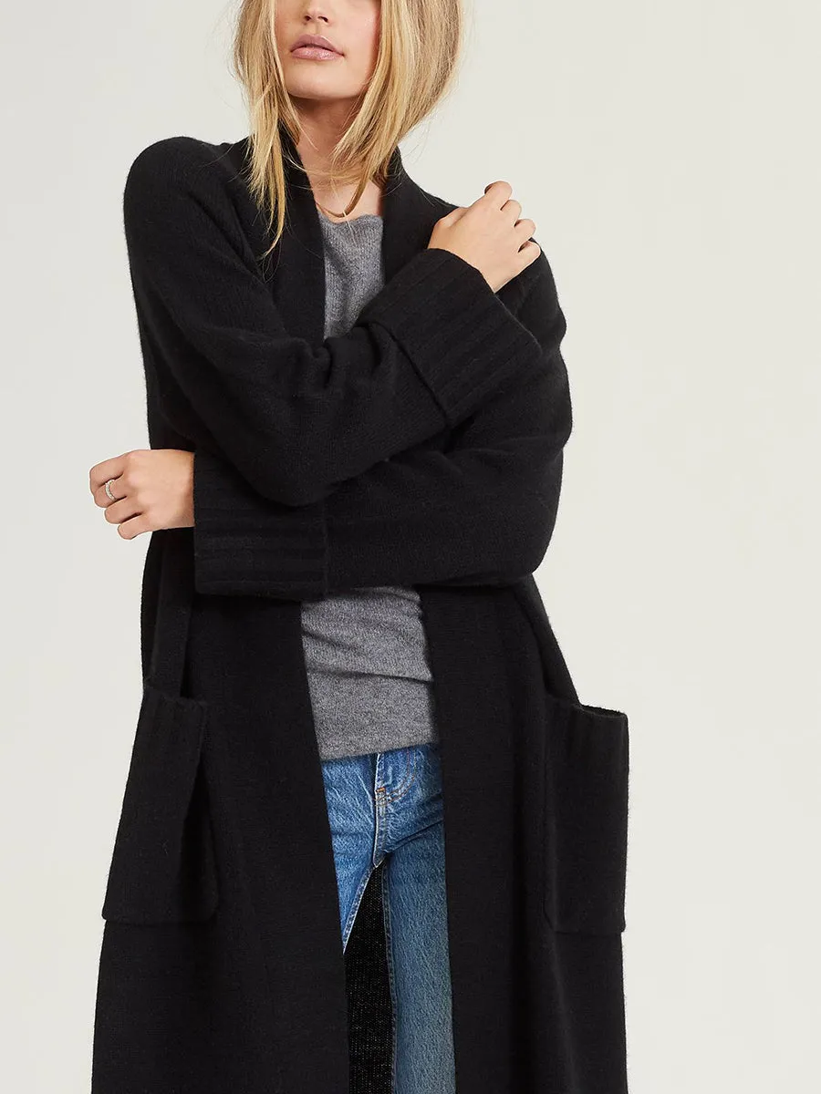 Solid Color Casual Knit Sweater Cardigan