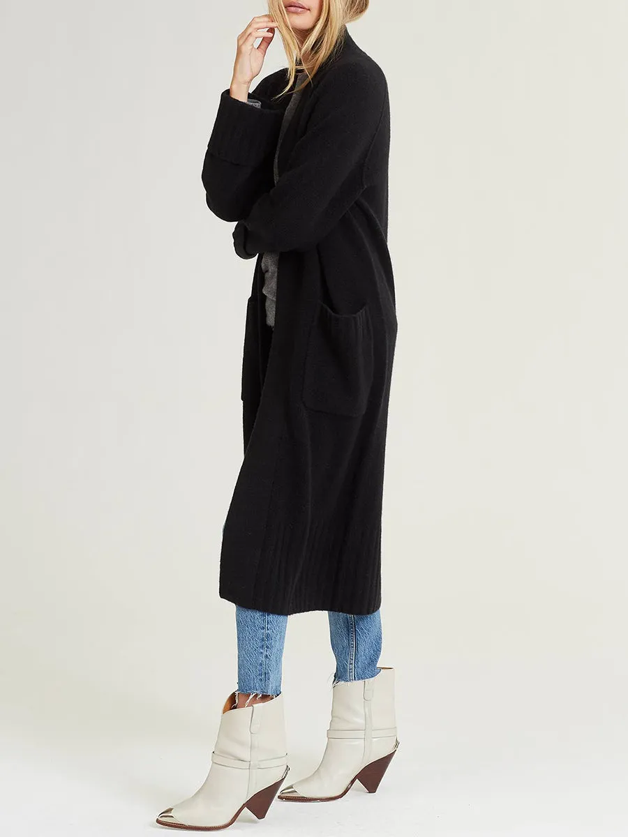 Solid Color Casual Knit Sweater Cardigan