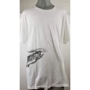 Steve Whitlock Signature Men's Tone on Tone Freshwater Trout SS Shirt (Picture in Front)