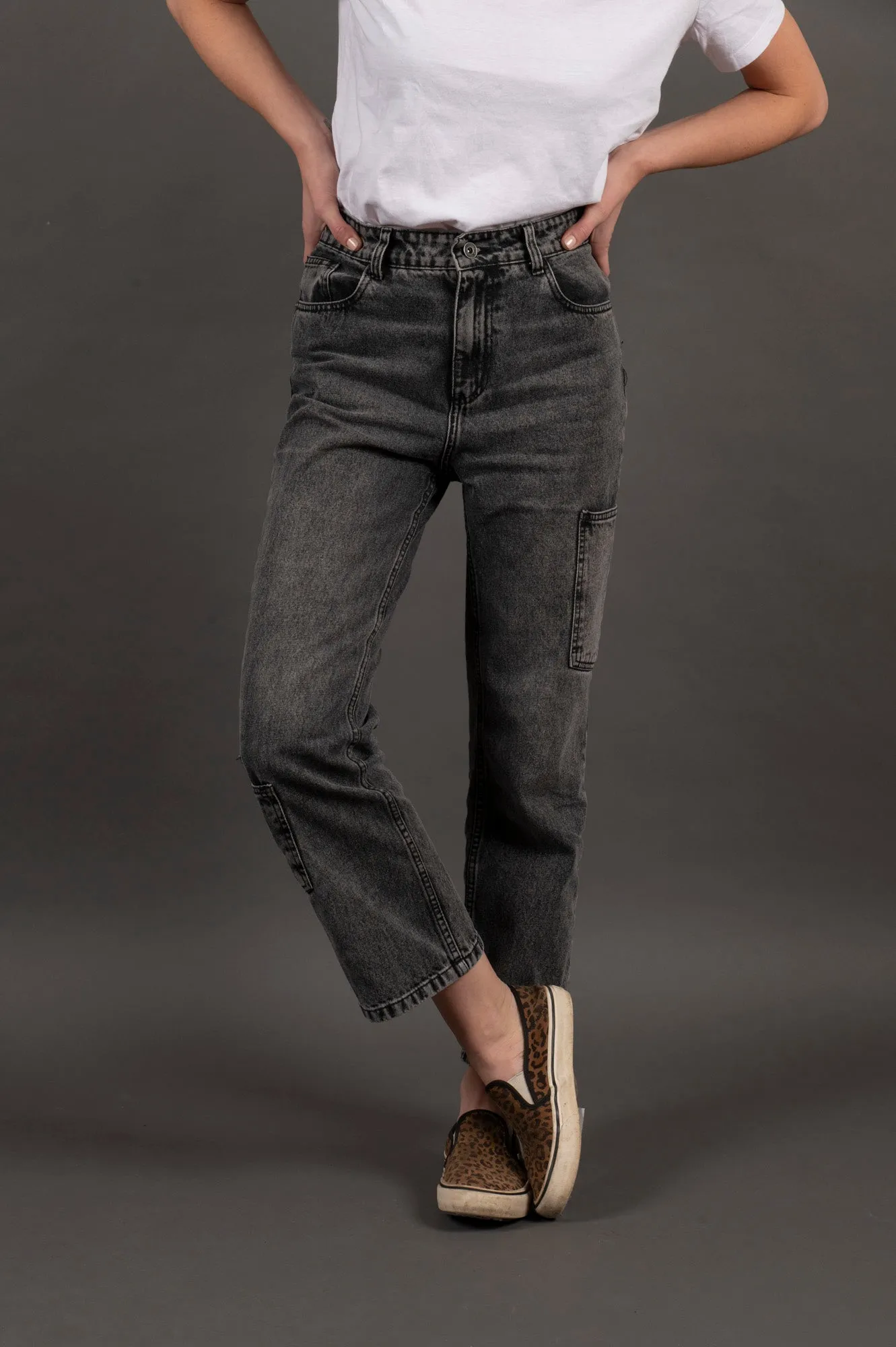 Toke Jeans Lennon Negro Mujer