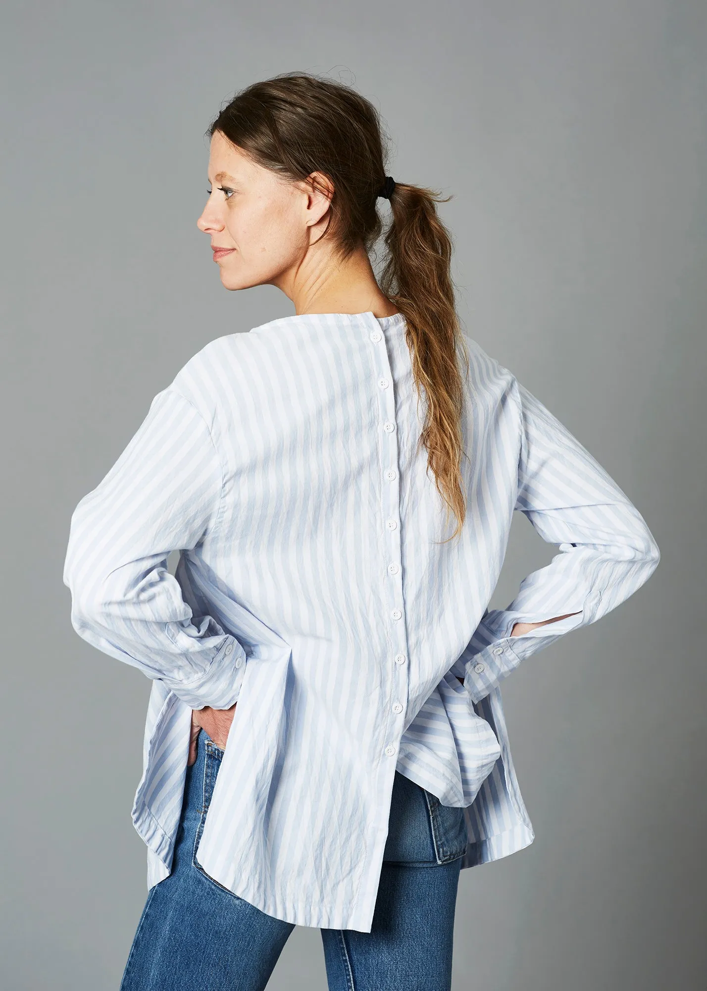 Top T747, Blue Stripes