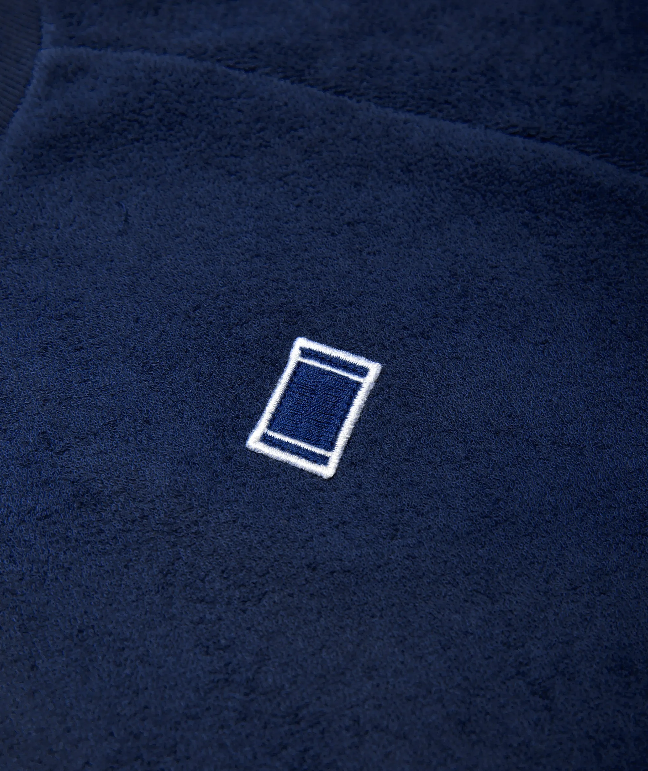 Towel Hoodie Navy