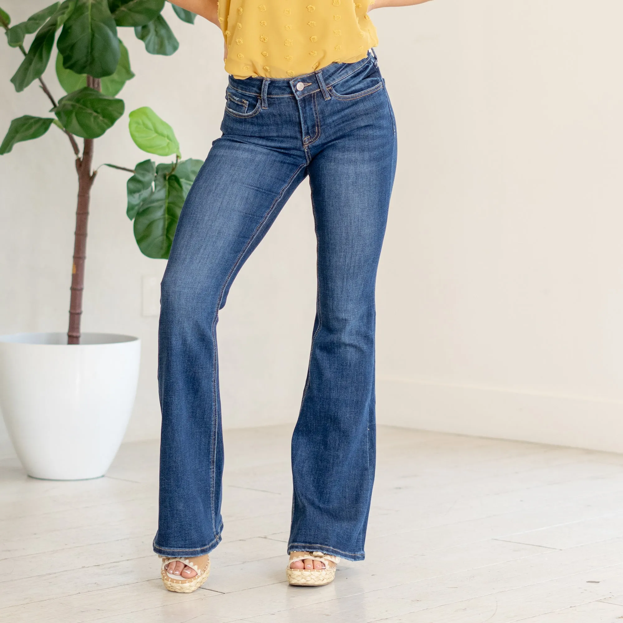 Triumphant Mid Rise Flare Regular & Plus Sizes