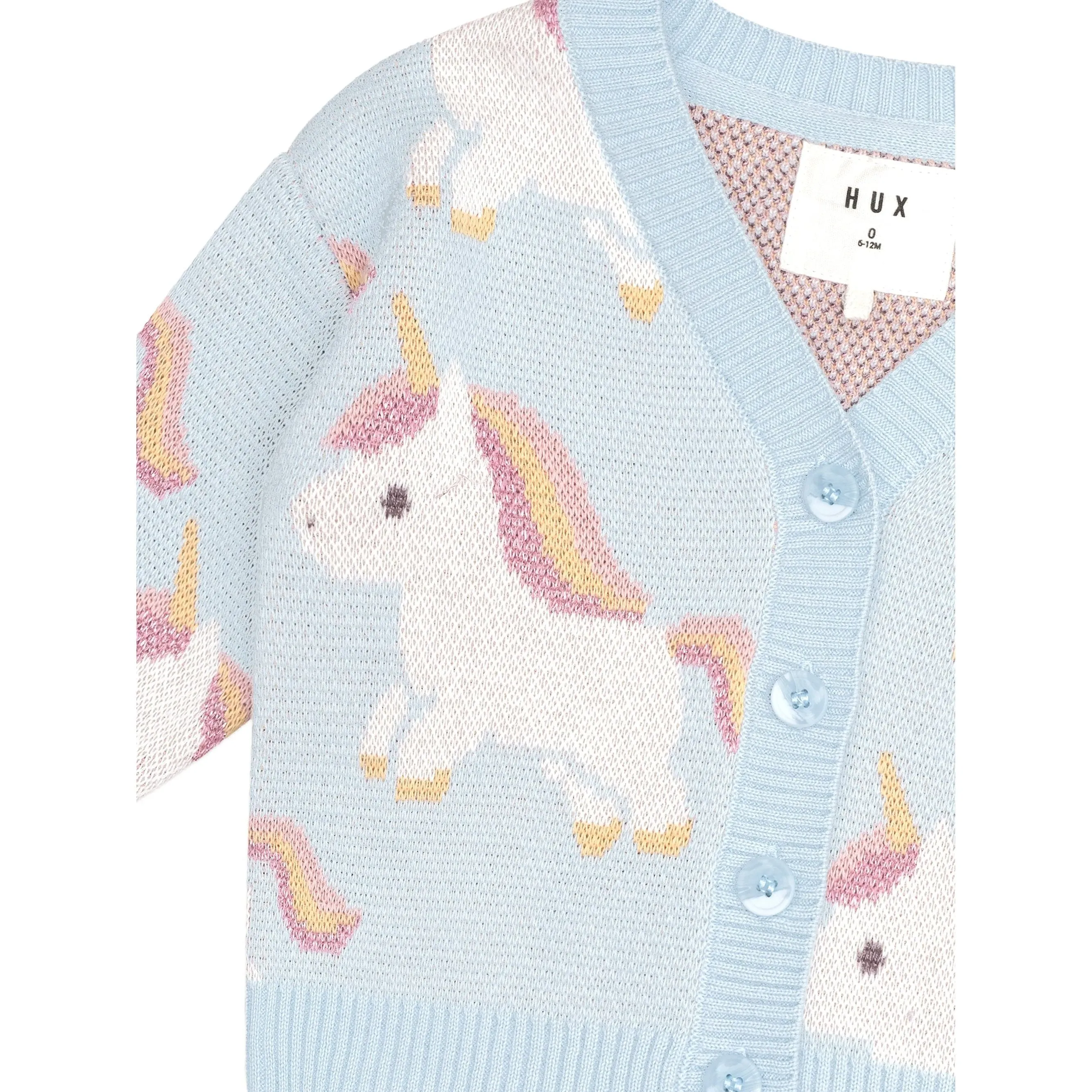Unicorn Boxy Cardi Ice Water