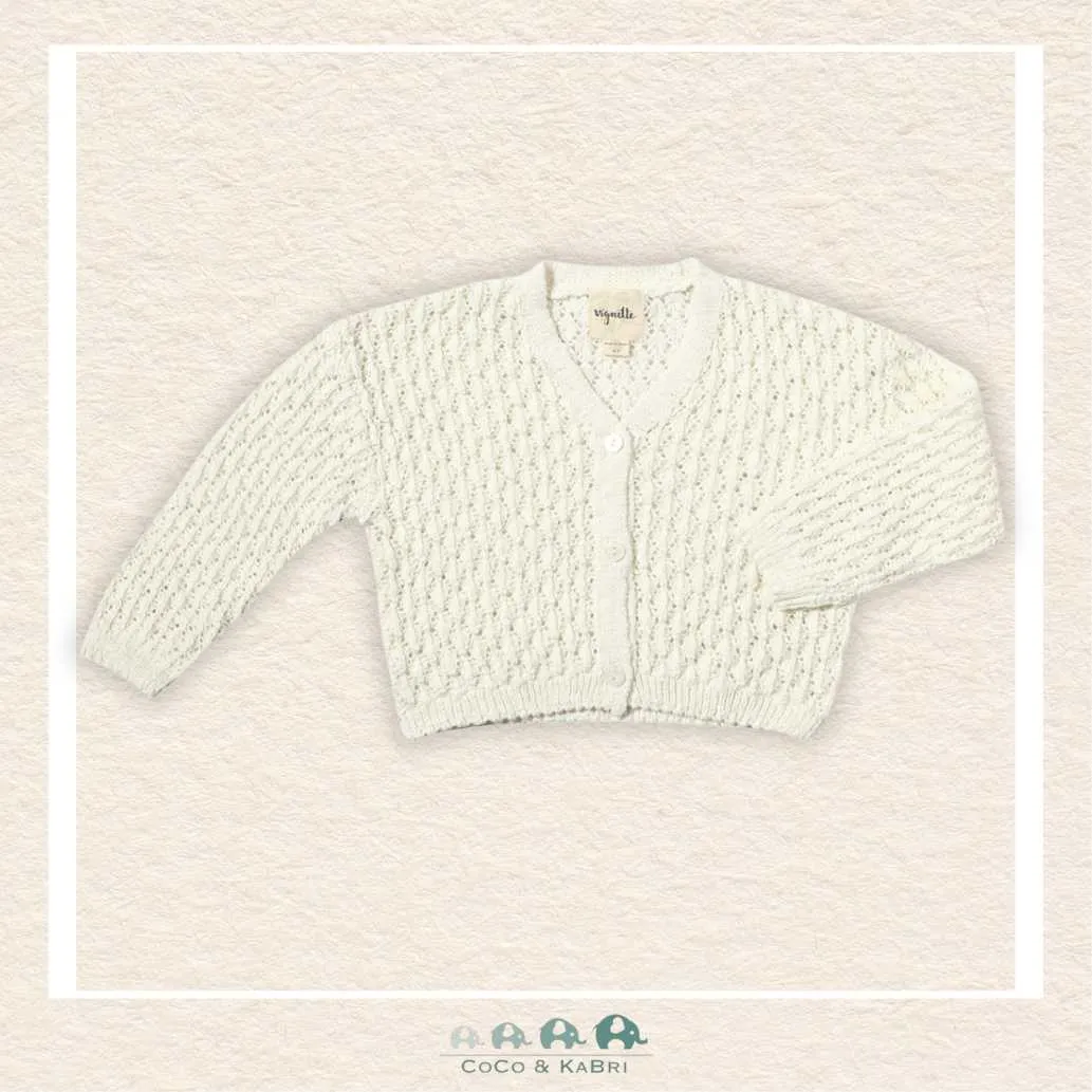 Vignette White Margot Cardigan