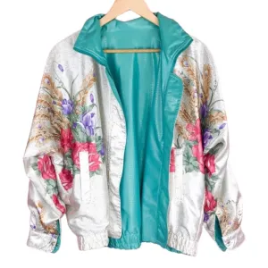 Vintage La Phia Reversible Bomber Jacket Size Large