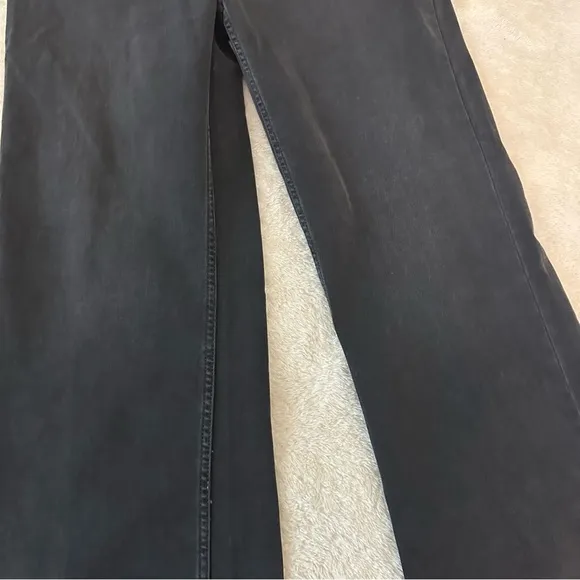 We The Free by Free People Wide Leg High Rise Jeans sz 30 Tall
