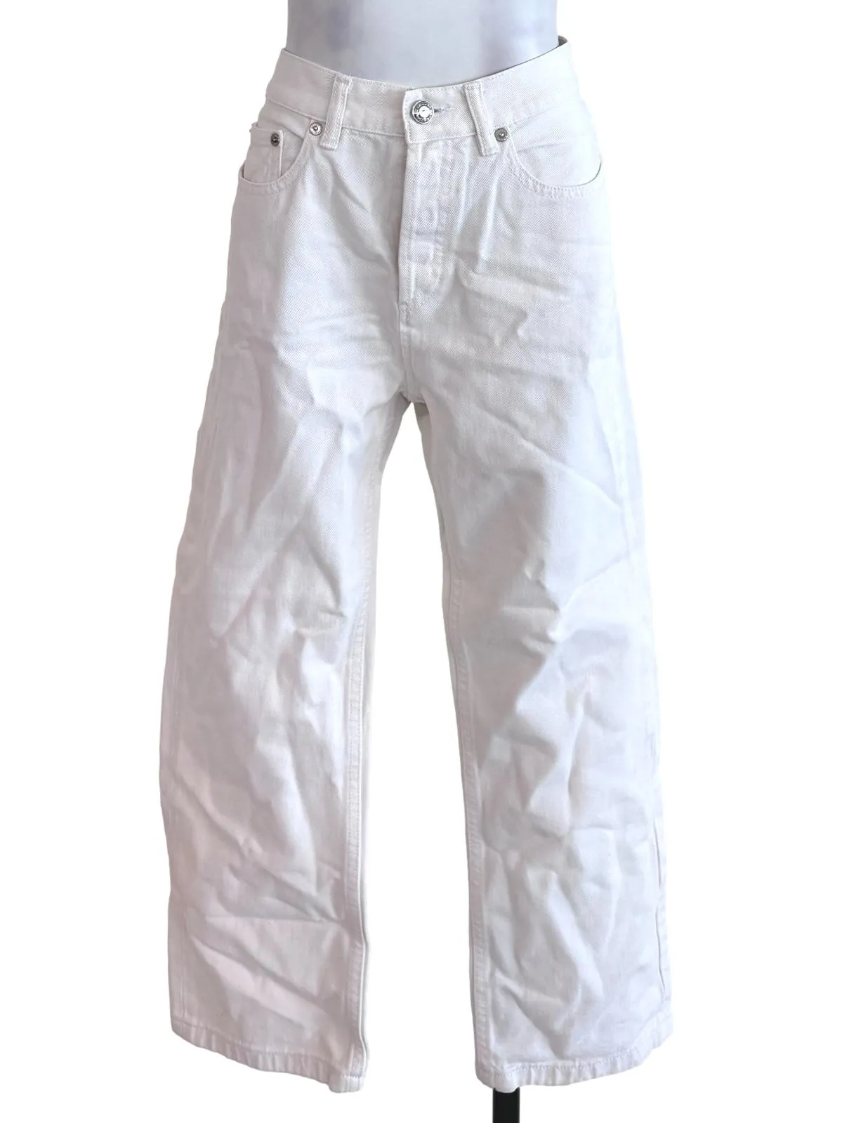 White Boyfriend Jeans