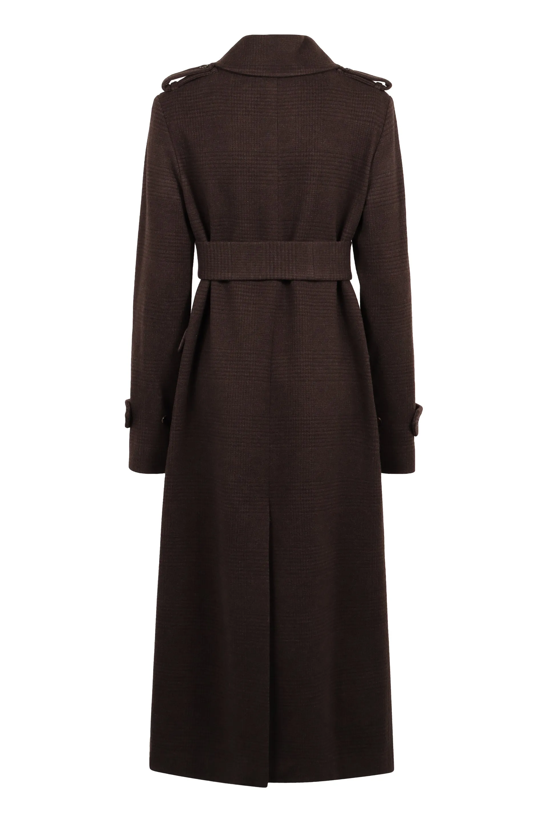Wool trench coat