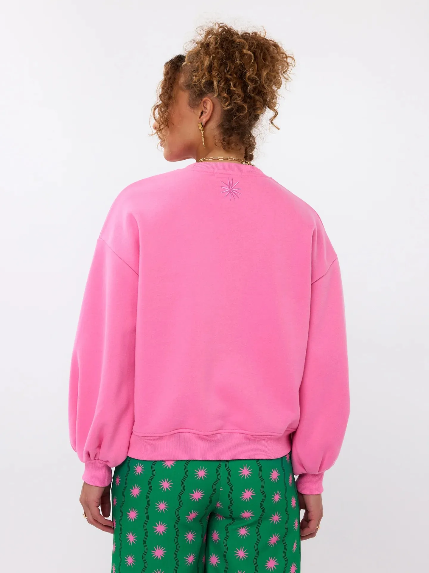 Ydence Sweater Floral pink